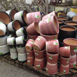 Springwood Nursery Part of our extensive range of terracota pots